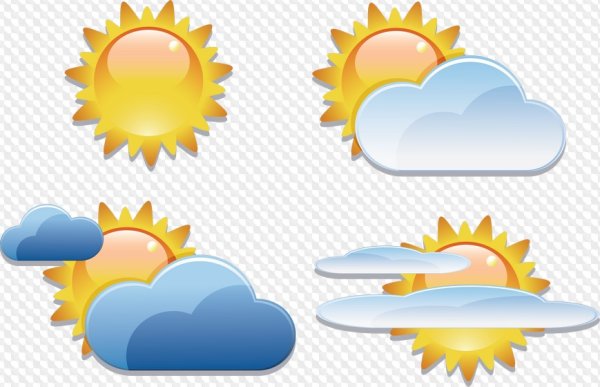 Солнышко и тучка