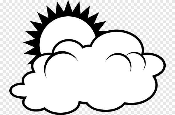 Облако раскраска