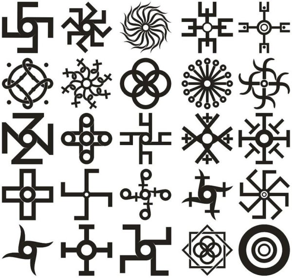 Солярные орнаменты древних славян