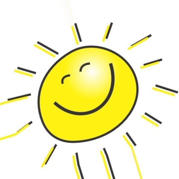 Солнце с волнистыми лучами