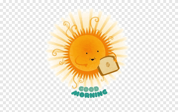 Утреннее солнышко рисунок