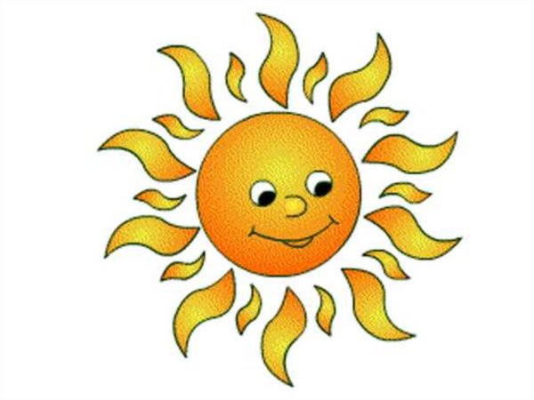 Восход солнца рисунок