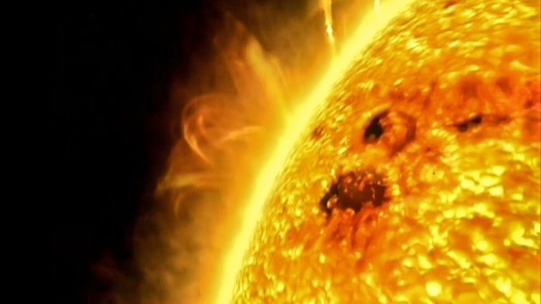 Солнечная вспышка 28.10.2003