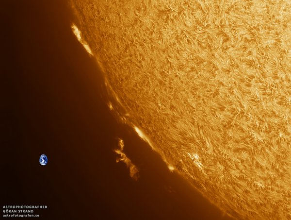 Грануляция в фотосфере солнца