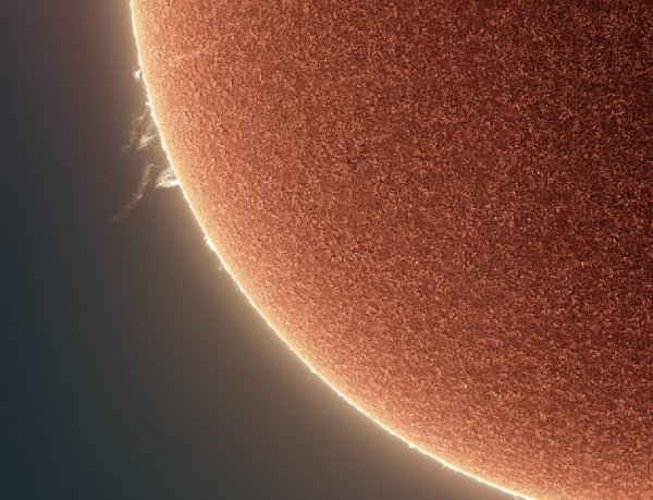 Снимки поверхности солнца