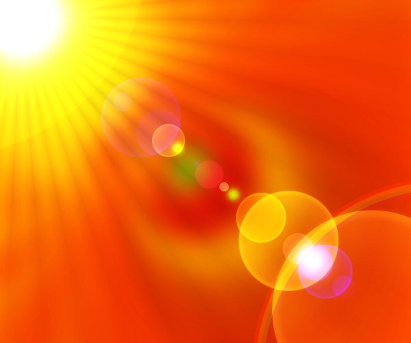 Рисунок солнца с лучами