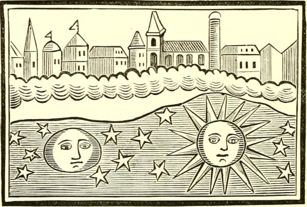 Алхимические Гравюры солнце и Луна