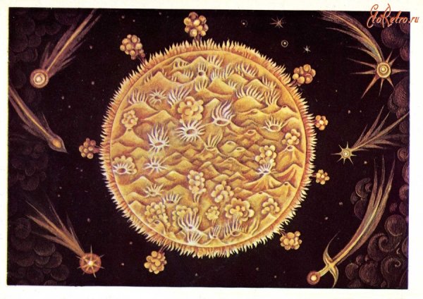 Месяц гравюра