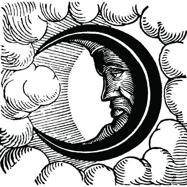 Солнце и Луна гравюра