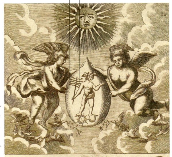 Солнце и Луна гравюра