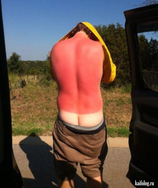 Шутки про загар