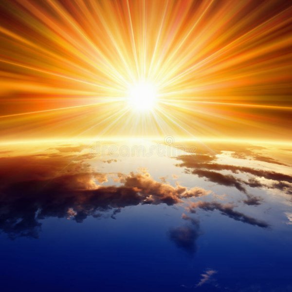 Лучезарное солнце
