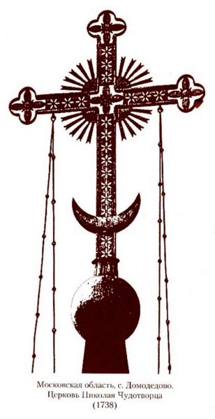 Кресты на церквях с полумесяцем