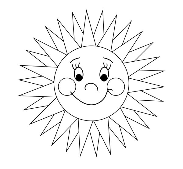 Солнце рисунок