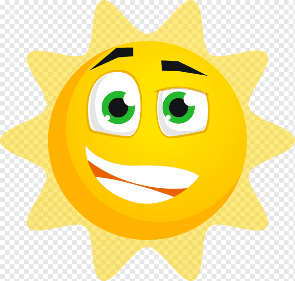 Солнышко из мультфильма