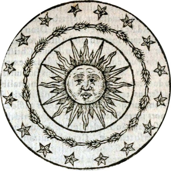 Винтажное солнце