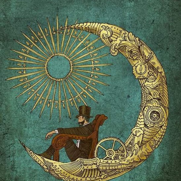 Языческое солнце с лицом