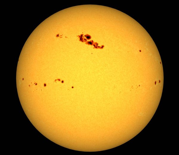 Солнечные пятна Галилео Галилей
