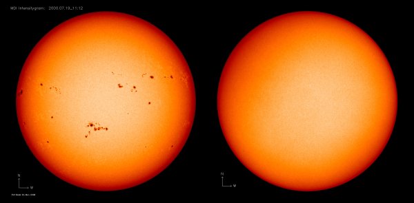 Пятна на солнце
