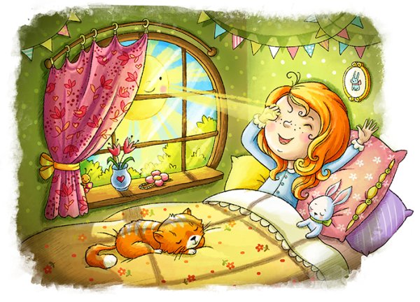 Добрые солнечные иллюстрации