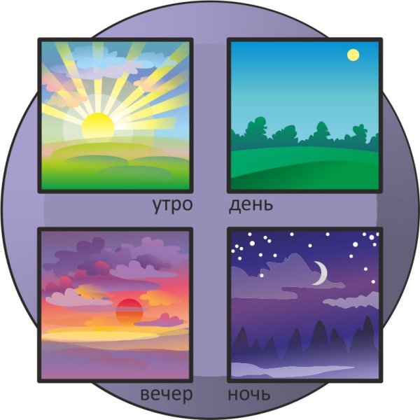 Сутки утро день вечер ночь