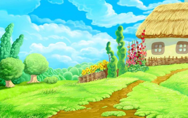 Надпись огород