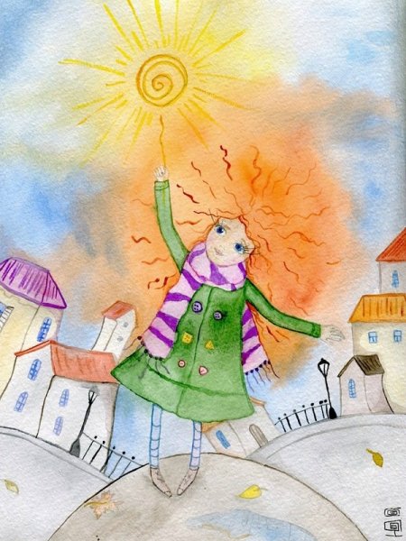 Хорошие люди похожи на тёплое солнце