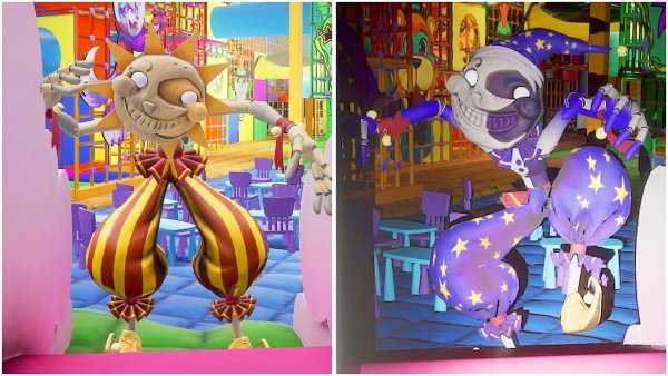 Солнце и Луна ФНАФ