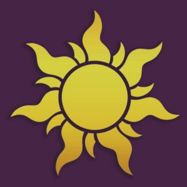 Щит с изображением солнца