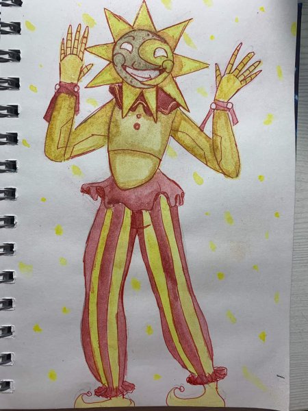 Солнце из FNAF