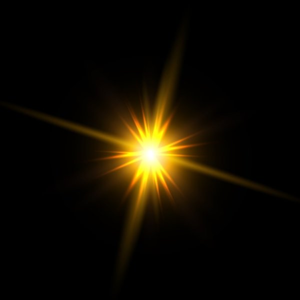 Желтые блики для фотошопа