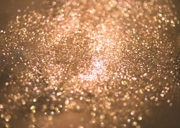 Золотистые блестки