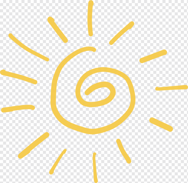 Изображение солнца в линиях