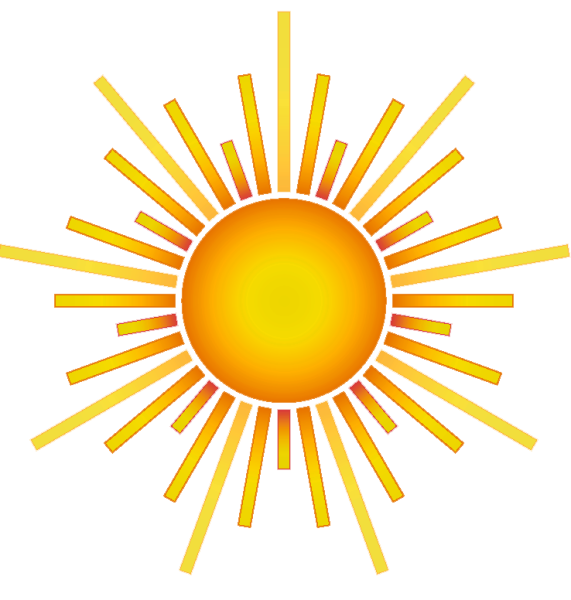 Желтые лучи