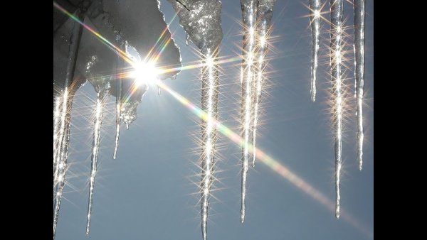 Капель весной