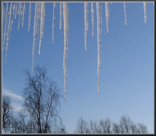 Красивые сосульки