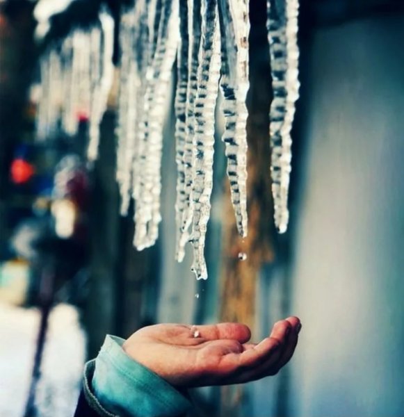 Весна сосульки солнце