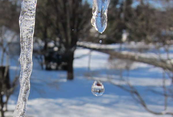 Красивые сосульки