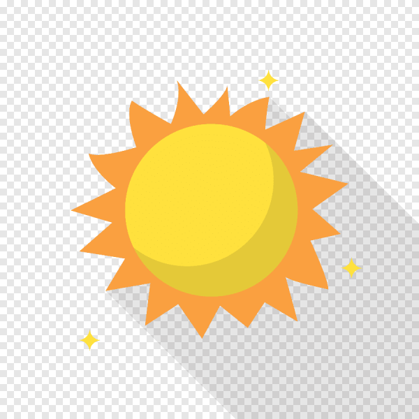 Восход солнца карандашом