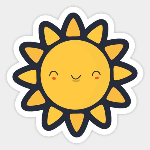 Стикер солнышко