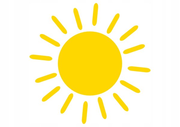 Солнце наклейка