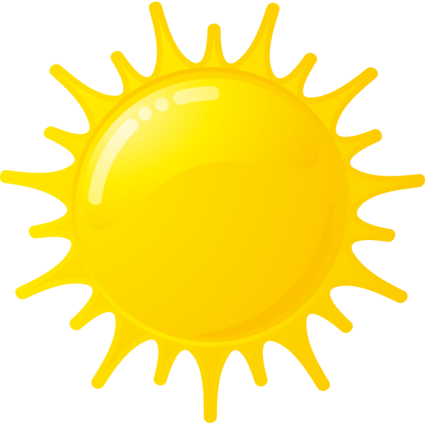 Солнце наклейка