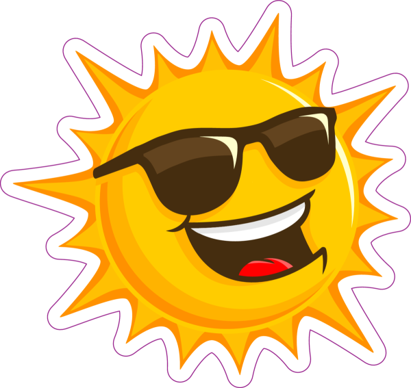 Солнце стикер