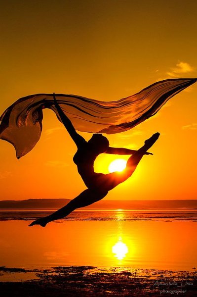 Солнечная фотография танец