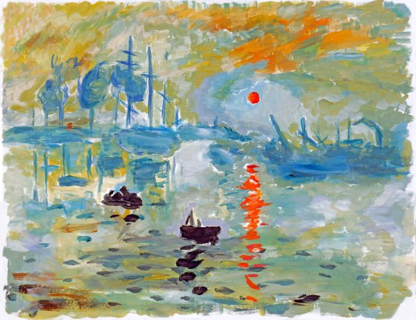 Клод Моне впечатление Восход солнца 1872 оригинал