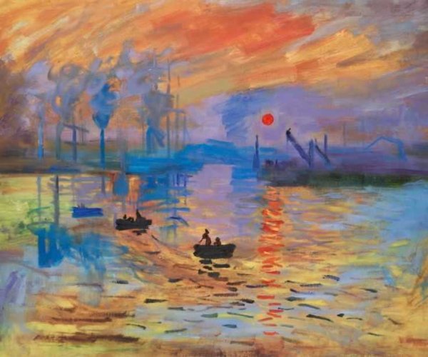 Клод Моне впечатление Восход солнца 1872 оригинал