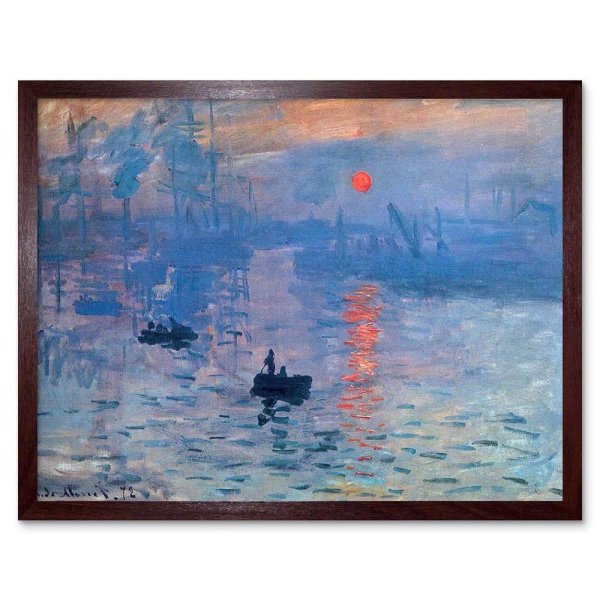 Клод Моне впечатление восходящее солнце 1872 г