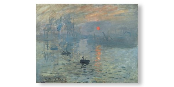 Моне впечатление Восход солнца 1872
