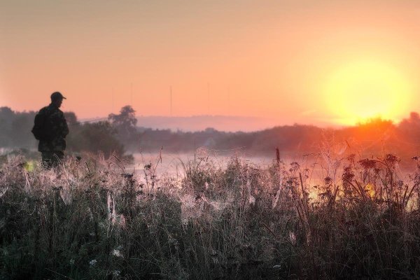 Солдат на закате