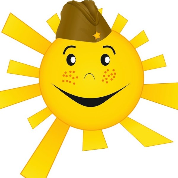 Солдат на фоне заката